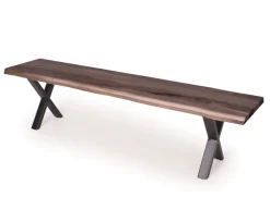 Akita Bænk, Eg, Mørk olie, 40x180 cm