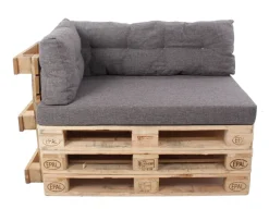 Alis Pallehynde - Ryg - 13x40x60 cm - Grå