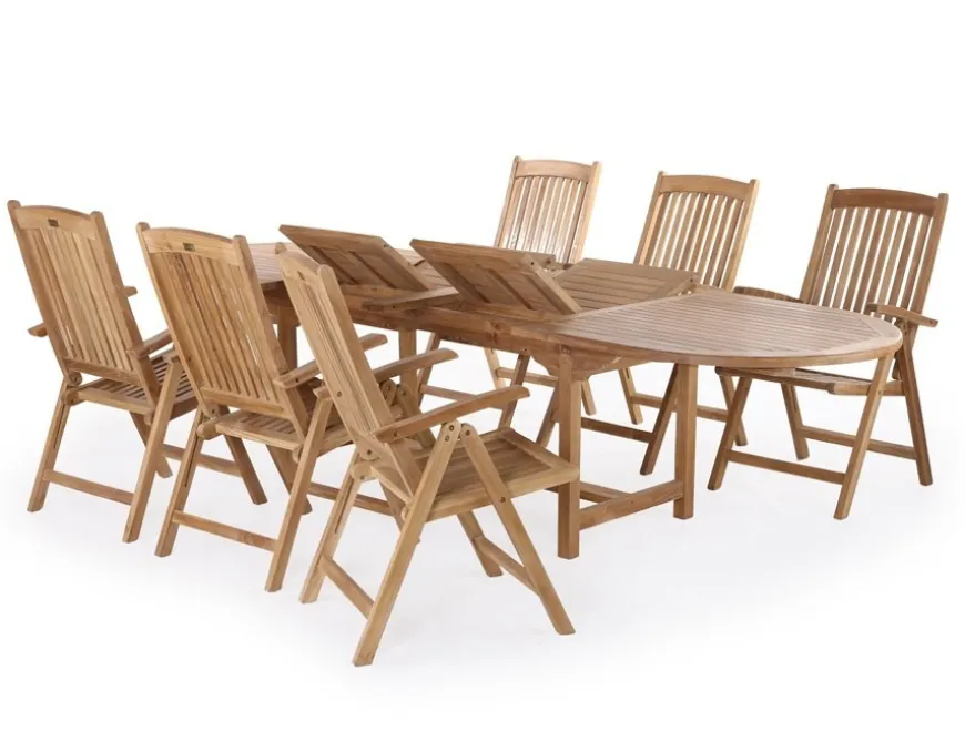 Alma Madrid Teak Havemøbelsæt