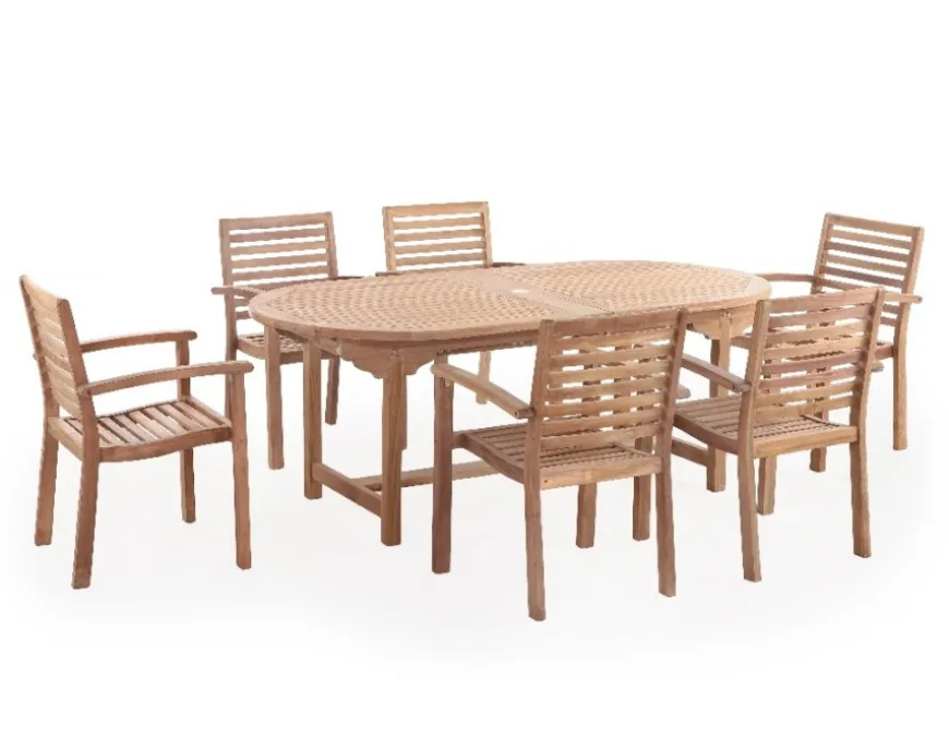 Alma Pala Teak Havemøbelsæt