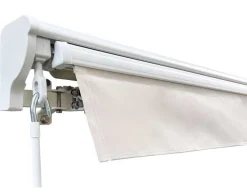 Ask Manuel Markise - Semikassette - 3,5 x 3 m - Hvid/Beige