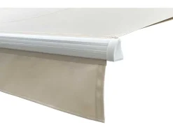 Ask Manuel Markise - Semikassette - 3,5 x 3 m - Hvid/Beige