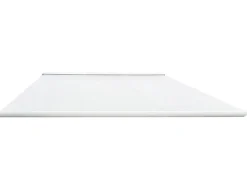 Bøg Markise - m/motor & LED-lys - 4,8 x 3 m - Hvid/Beige