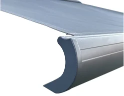 Bøg Markise - m/motor & LED-lys - 4,8 x 3 m - Grå/Grå