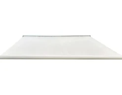 Bøg Markise - m/motor & LED-lys - 3,5 x 3 m - Hvid/Beige