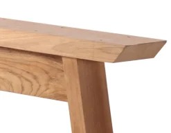Bordben i Teak - Skrå ben - 2 stk.