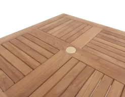 Bremen Teak bord - 90x90 cm