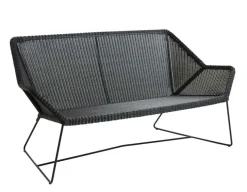 Cane-line Breeze 2 pers. Sofa, Black
