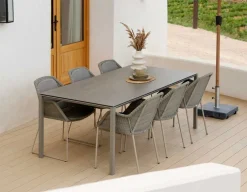 Cane-line Breeze Stabelstol m/armlæn - Taupe
