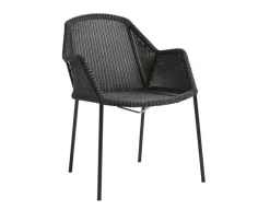 Cane-line Breeze Stabelstol m/armlæn - Black