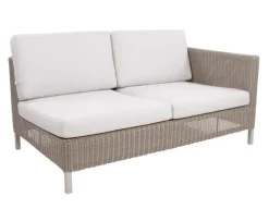 Cane-line Connect 2 pers. sofa m/hynder - Venstre - Taupe