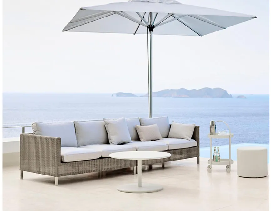Cane-line Connect 2 pers. sofa m/hynder - Venstre - Taupe