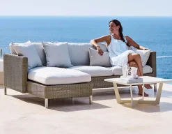 Cane-line Connect Loungesæt m/chaiselong - Taupe