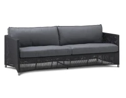 Cane-line Diamond 3 pers. sofa m/hynder - Graphite/Grey