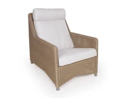 Cane-line Diamond Highback Stol m/hynde - Light Natural/White