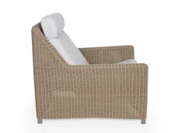 Cane-line Diamond Highback Stol m/hynde - Light Natural/White