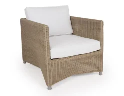 Cane-line Diamond Loungestol m/hynde - Light Natural/White