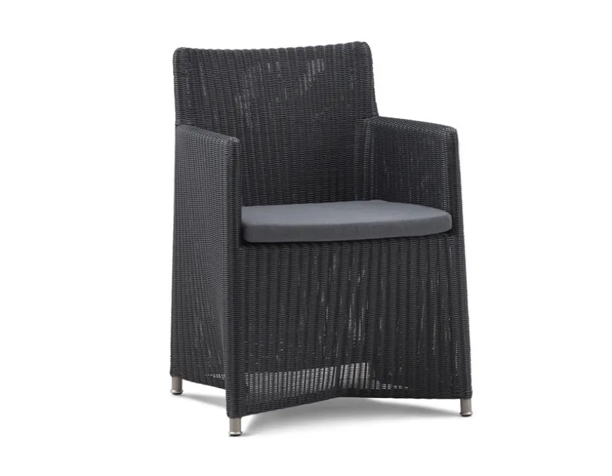 Cane-line Diamond Stol m/hynde - Graphite/Grey