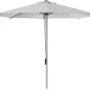 Cane-line Eclipse Parasol, m/snoretræk, Ø 3,5 meter, Light Grey