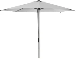 Cane-line Eclipse Parasol, m/snoretræk, Ø 3,5 meter, Light Grey