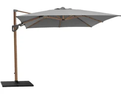 Cane-line Hyde, Hængeparasol, Tilt, 3 x 4 m, Antracit, Trælook