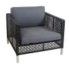 Cane-line Hyndesæt til Connect Enkeltmodul - Grey Natté