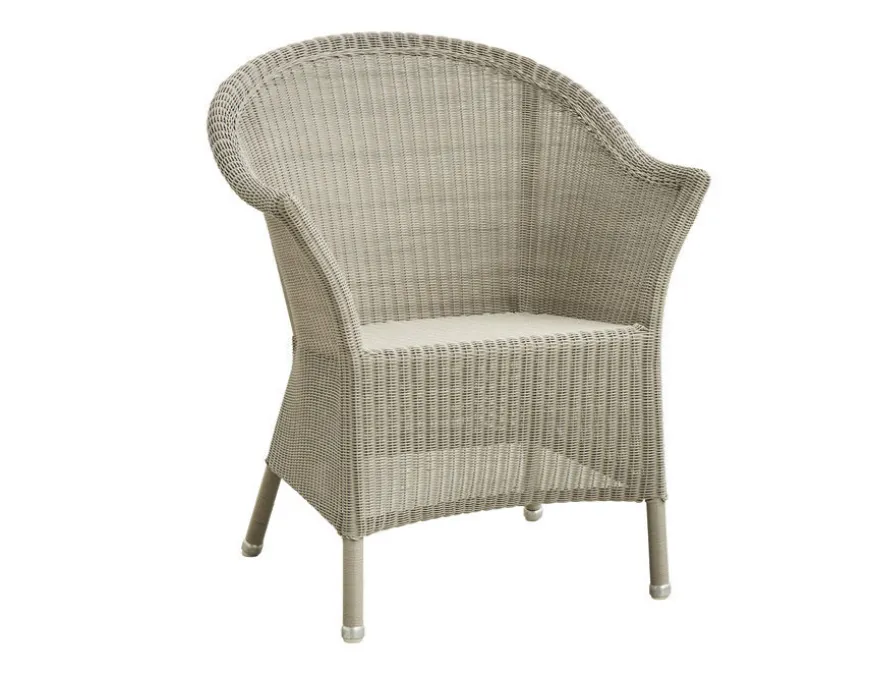 Cane-line Lansing stol m/armlæn - Taupe