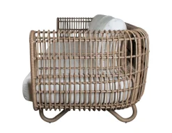 Cane-line Nest 3 pers. sofa m/hynder