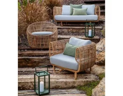 Cane-line Nest Loungestol m/hynder