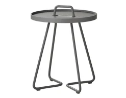 Cane-line On-the-move sidebord, Ekstra lille, Light grey