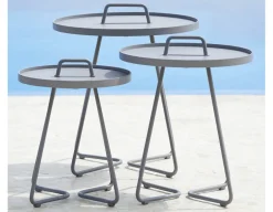 Cane-line On-the-move sidebord, Lille, Dusty blue