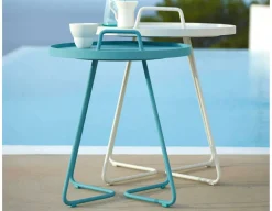Cane-line On-the-move sidebord, Lille, Aqua