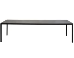 Cane-line Pure Havebord 100x280 cm - Lavagrå m/sort bordplade