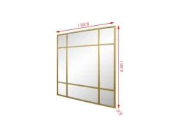 Cetus Spejl - 150x150 cm