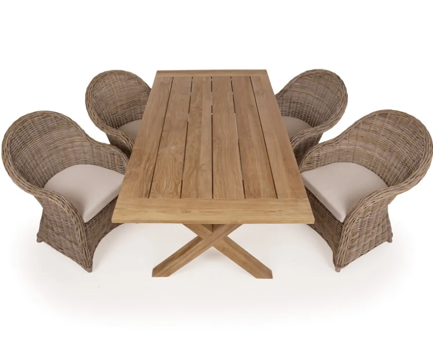 Chadstone Kato Teak Havemøbelsæt