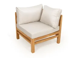 Colorado Teak Hjørnemodul - m/Andorra Airflow hynder