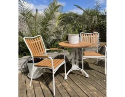 DaneLine Adam Cafésæt - Nonwood - Ø70 cm - Hvid