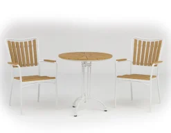 DaneLine Adam Cafésæt - Nonwood - Ø70 cm - Hvid