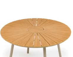 DaneLine Adam Havebord - Nonwood - Ø110 cm - Latte