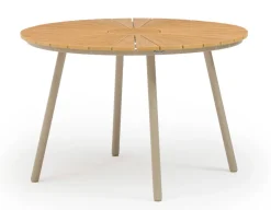 DaneLine Adam Havebord - Nonwood - Ø110 cm - Latte