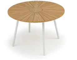 DaneLine Adam Havebord - Nonwood - Ø110 cm - Hvid
