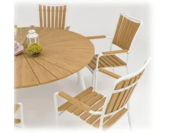 DaneLine Adam Havebord - Nonwood - Ø150 cm - Hvid