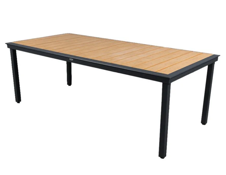 DaneLine Adam Havebord - Nonwood - 102x216 cm - Grå