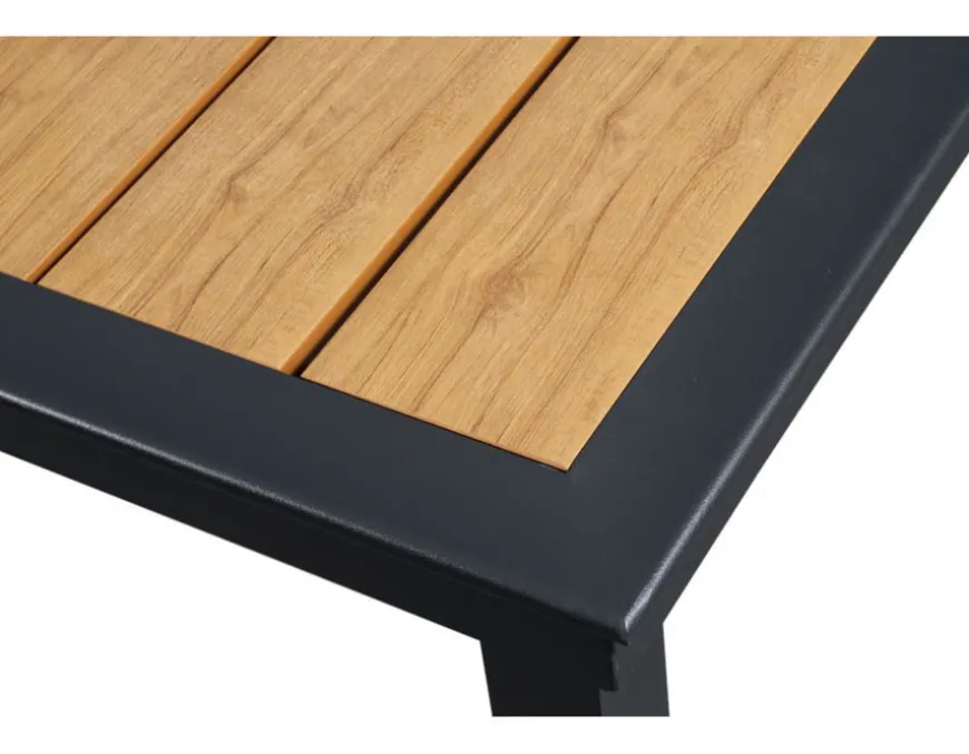 DaneLine Adam Havebord - Nonwood - 102x216 cm - Grå