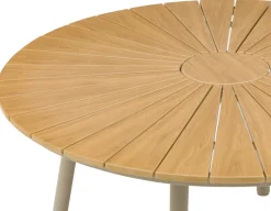 DaneLine Adam Havemøbelsæt - Nonwood - Ø130 cm - Latte