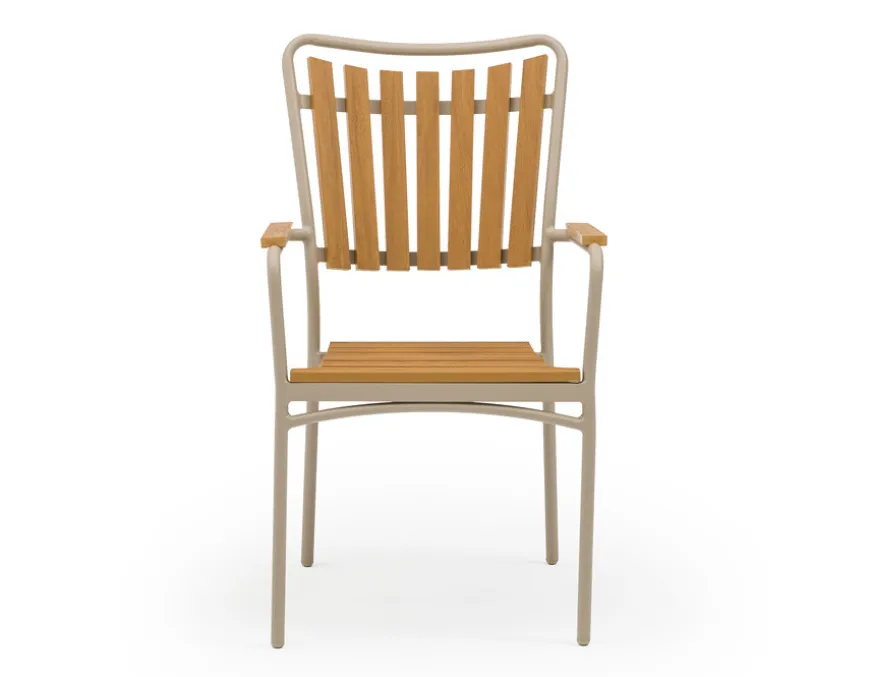 DaneLine Adam Havemøbelsæt - Nonwood - Ø110 cm - Latte