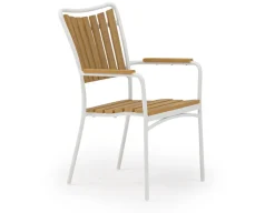 DaneLine Adam Havemøbelsæt - Nonwood - Ø110 cm - Hvid