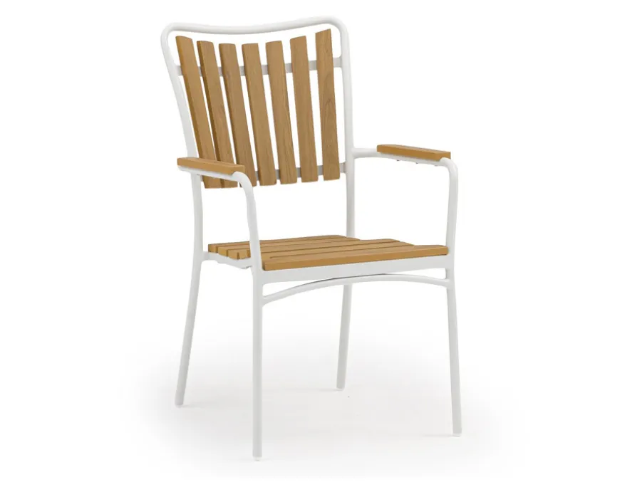 DaneLine Adam Havemøbelsæt - Nonwood - Ø110 cm - Hvid