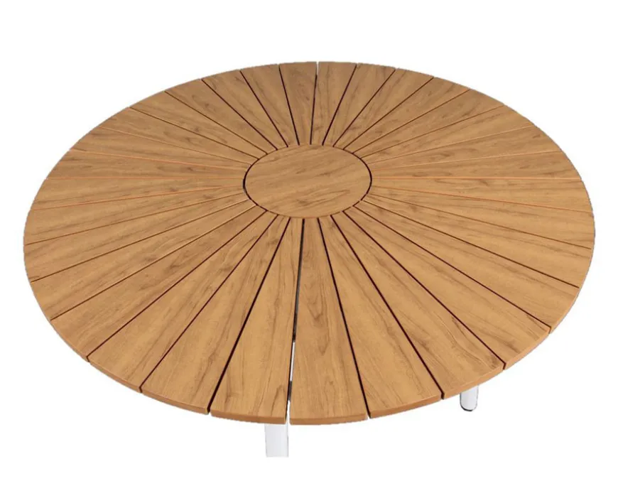 DaneLine Adam Havemøbelsæt - Nonwood - Ø110 cm - Hvid