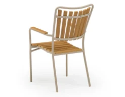 DaneLine Adam Havemøbelsæt - Nonwood - Ø150 cm - Latte